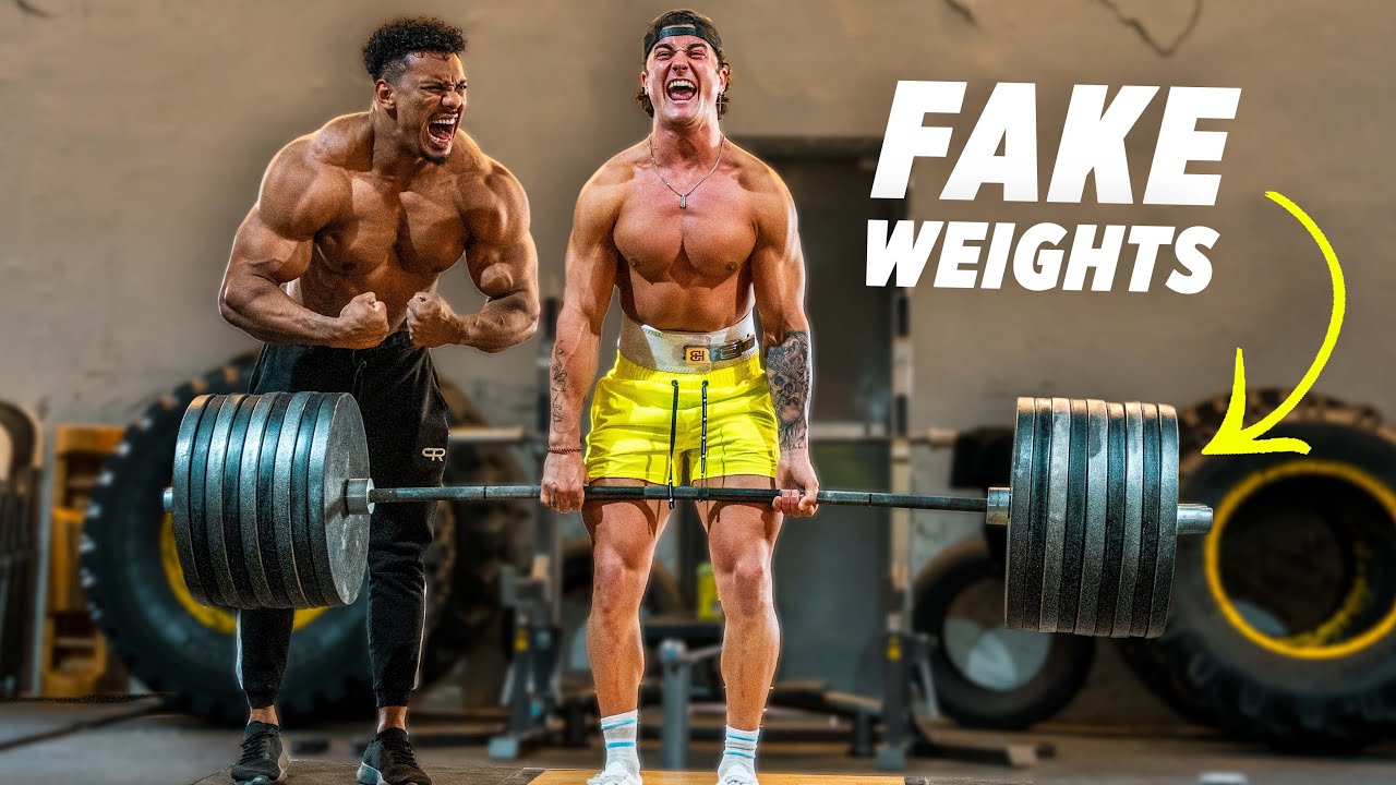 FAKE WEIGHTS PRANK ON LARRY WHEELS